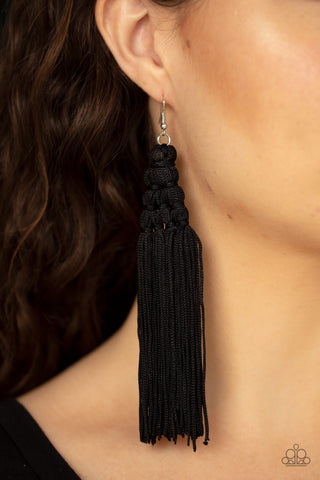 Earrings Magic Carpet Ride - Black