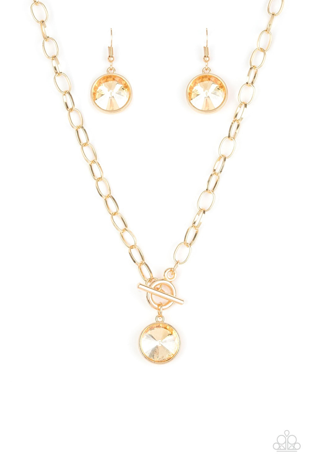 Necklace She Sparkles On - Gold