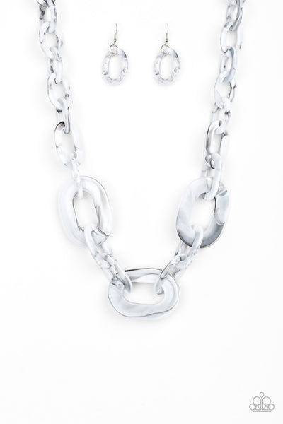 Necklace- All In-VINCIBLE - Silver