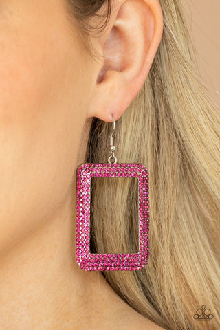 Earrings World FRAME-ous - Pink