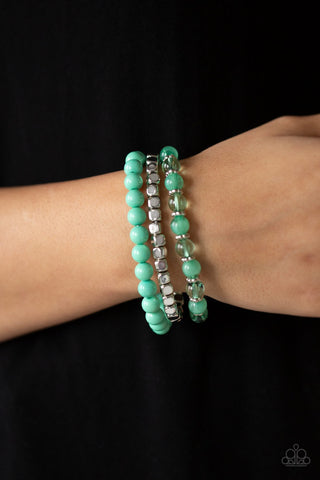 Bracelet Globetrotter Glam - Green