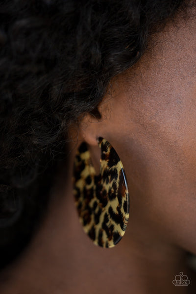 Earrings Haute Savannah - Brown