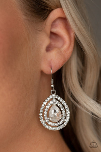 Earrings Millionaire Debonair - White