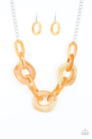 Necklace Courageously Chromatic - Yellow