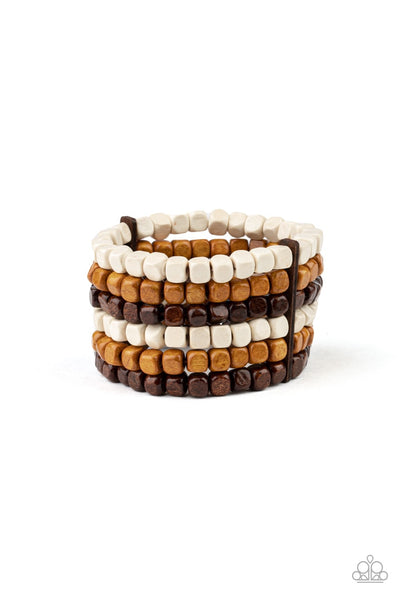 Bracelet wood Tropical Tundra - Brown