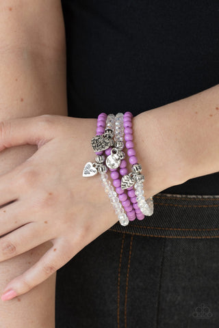 Bracelet Colorfully Cupid - Purple