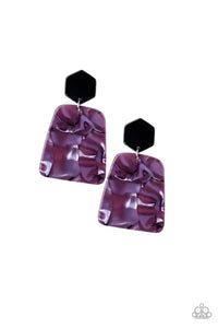 Earrings Majestic Mariner - Purple