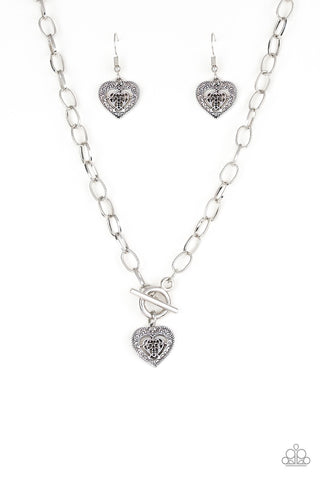 Necklace Say No AMOUR - Silver