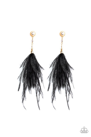 Earrings Vegas Vixen - Black