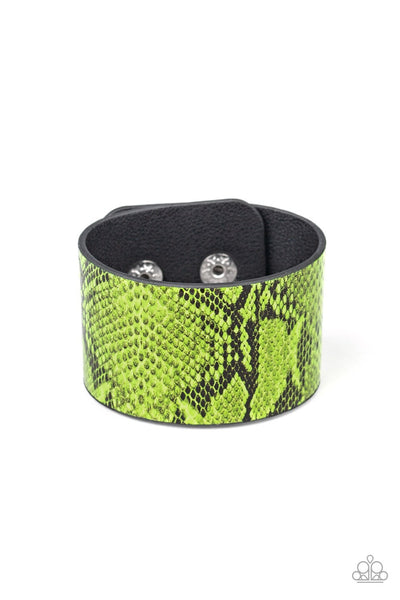 Bracelet wrap Its a Jungle Out There - Green